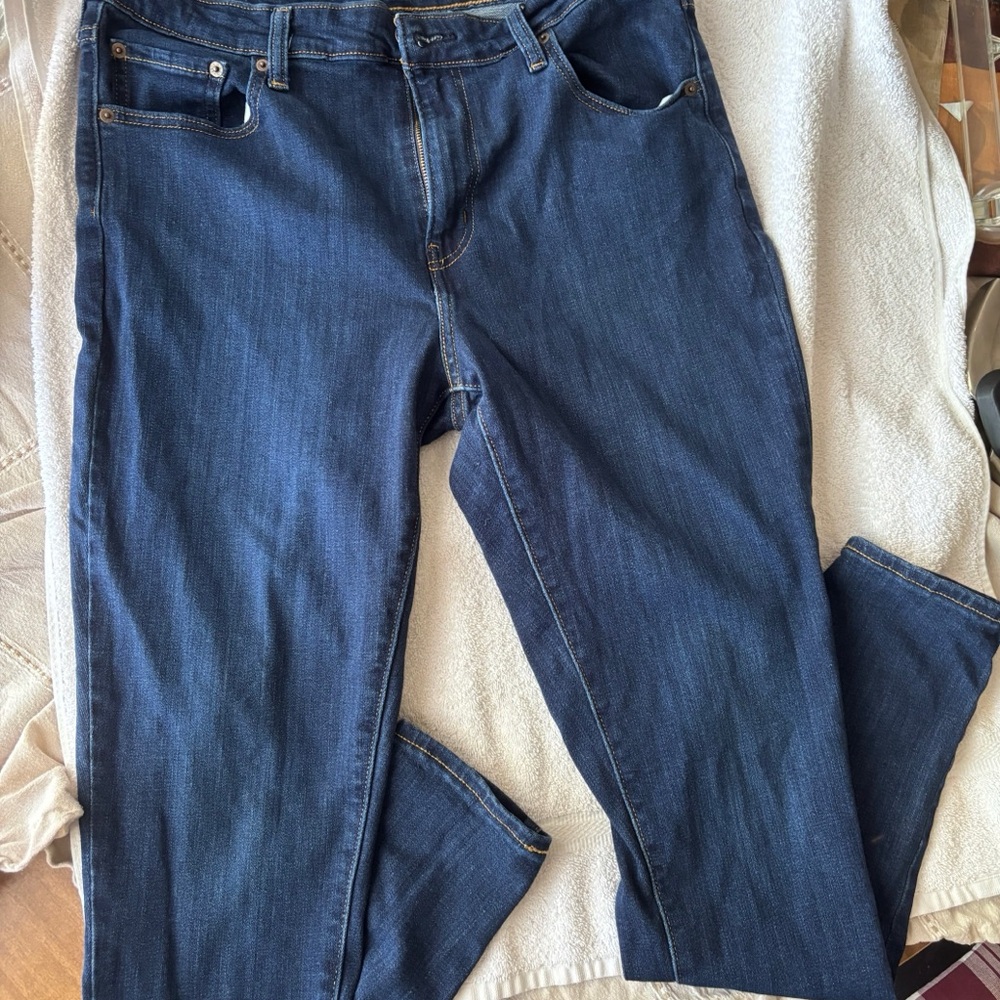 Levi's 721 High Rise Skinny Jeans  size 32x32 - Picture 3 of 7
